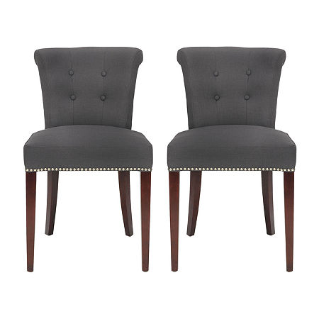 Arion Dining Collection 2-pc. Upholstered Tufted Dining Chair, One Size, Gray