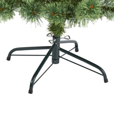 Nearly Natural White Mountain Artificial 200 Clear Led Lights And Pine Cones 5 Foot Pre-Lit Pine Christmas Tree