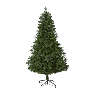 Nearly Natural 6 Foot Vermont Fir With 250 Clear Led Lights Pre-Lit Artificial Christmas Tree