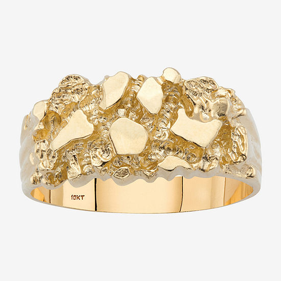 Nugget Mens 10K Gold Fashion Ring