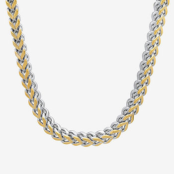 Solid Curb Chain Set Two-Tone Stainless Steel