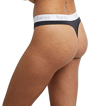  Womens Originals Thong Panties, Breathable Stretch