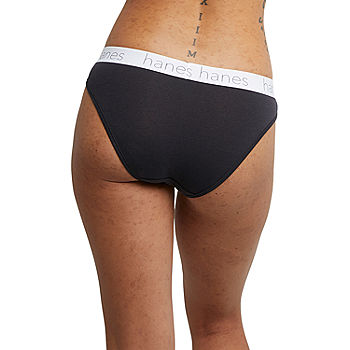 Hanes Originals Ultimate Cotton Stretch Women's Bikini Underwear Pack,  3-Pack 45UOBK - JCPenney