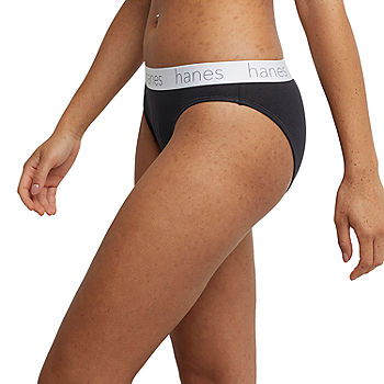 Hanes Originals Ultimate Women's Cotton Stretch Bikini Underwear - 3 Pack -  Gray, L - Smith's Food and Drug