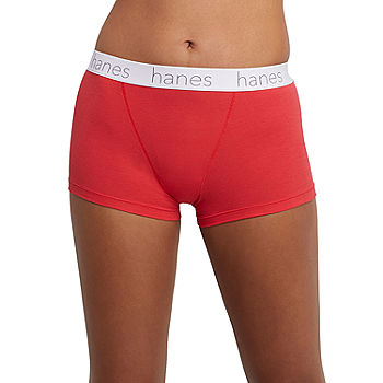 Hanes Women's Ultimate Boyfriend Classics Boyshort Panties, 3-Pack