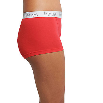 Hanes Originals Ultimate Women's Cotton Stretch Boxer Brief Underwear - Red,  3 pk / S - Fred Meyer