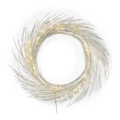 Indoor Pre-Lit Christmas Wreath - Number Of Lights - 60