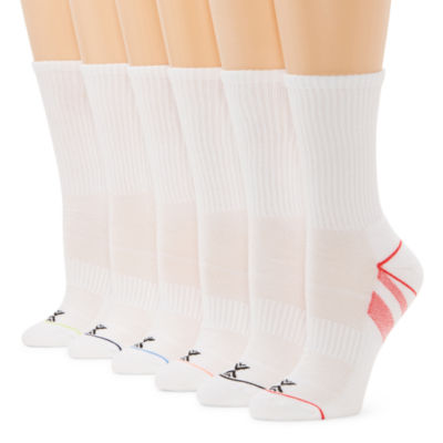 Xersion 6 Pair Crew Socks Womens JCPenney