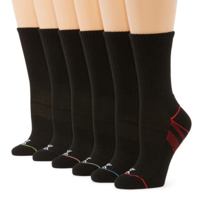 Xersion 6 Pair Crew Socks Womens