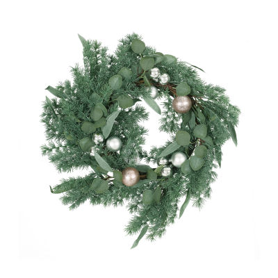 Indoor Christmas Wreath - Light Green