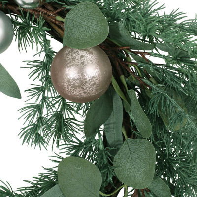 Indoor Christmas Wreath - Light Green