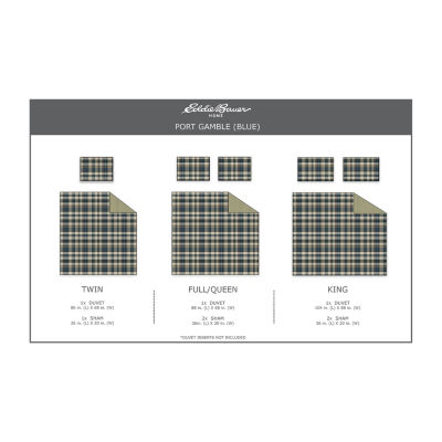 Eddie Bauer Port Gamble Duvet Cover Set