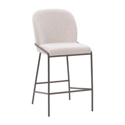 Corliving Blakeley Counter Height Upholstered Bar Stool