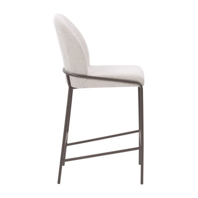 Corliving Blakeley Counter Height Upholstered Bar Stool