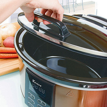 Euro Cuisine SCX6 Programmable Slow Cooker 6 Quart - Best Digital Slow  Cooker for Large Family Meals, Smart Slow Cooker with Timer, Ideal for All