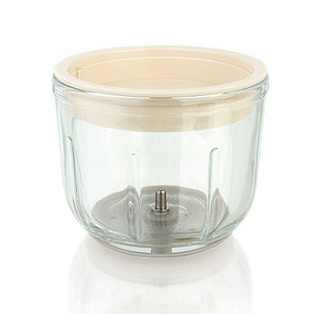  Hamilton Beach Stack & Press Mini 3-Cup Glass Bowl