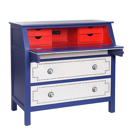 Dann Foley Accent Chest, One Size, Blue