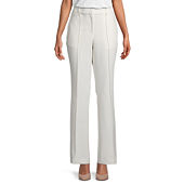 Worthington Womens Fit Solution Ultra Sculpt Ponte Bootcut Pants, Color:  Heather Grey - JCPenney
