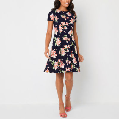 Jessica howard floral fit and store flare dress