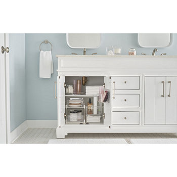 Home Expressions Medium Vanity Closet Storage Bin, Color: White - JCPenney