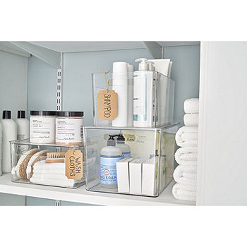 Home Expressions Stackable Storage Bin, Color: White - JCPenney