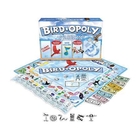 Late For The Sky Bird-Opoly Board Game, One Size, Multiple Colors