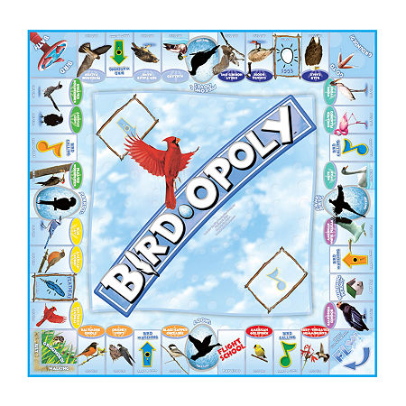 Late For The Sky Bird-Opoly Board Game, One Size, Multiple Colors