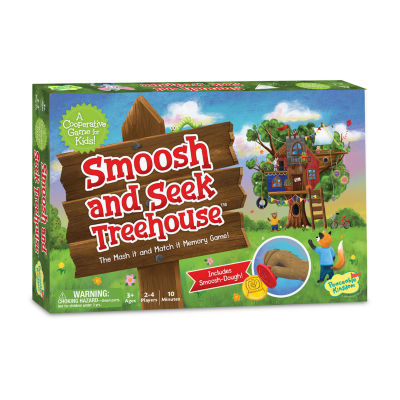 Peaceable Kingdom Smoosh And Seek Treehouse Board Game