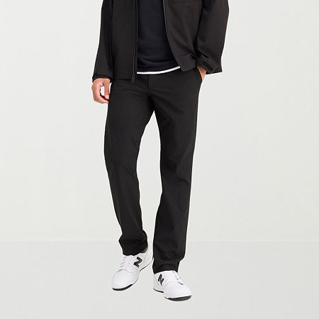 Dockers Go Airweave Mens Slim Slim Fit Flat Front Pant, 34 34, Black
