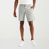 U.S. Polo Assn. Belted Flat Front 9" Mens Stretch Fabric Chino Short