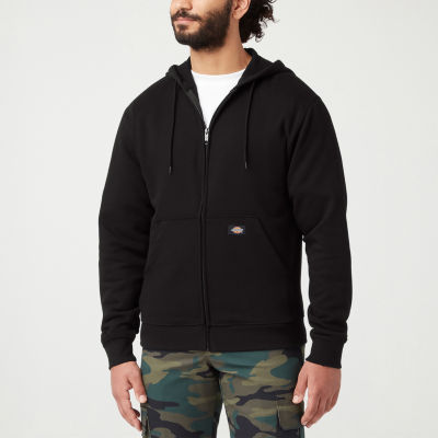 Dickies Midweight Fleece Mens Long Sleeve Fleece Zipper Hoodie