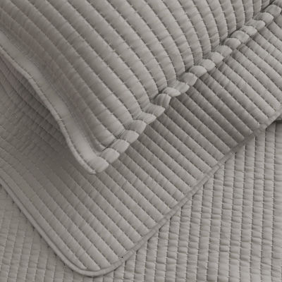 Linery Detailed Channel Stitch Reversible Quilt Set