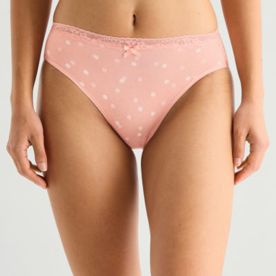Ambrielle Cotton High Cut Panty