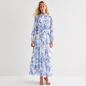 24seven Comfort Apparel Womens Maternity Long Sleeve Maxi Dress - JCPenney