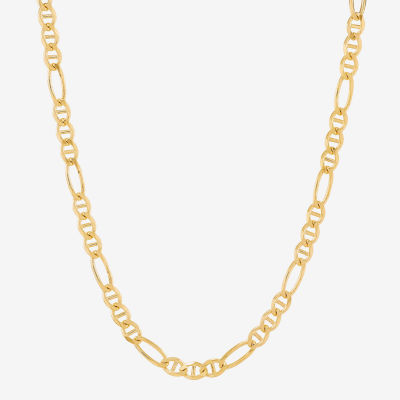 Made in Italy 14K Gold 18 Inch Figaro Chain Necklace