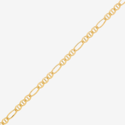 Made in Italy 14K Gold 18 Inch Figaro Chain Necklace