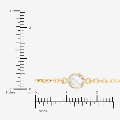 Gold Addiction Womens 10K Gold 17 Inch Link Chain Necklace