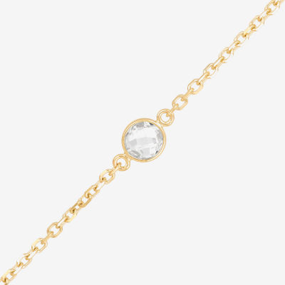 Gold Addiction Womens 10K Gold 17 Inch Link Chain Necklace