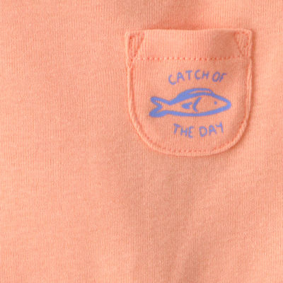 Carter's Baby Boys Round Neck Sleeveless Rib Knit 3-pc. Bodysuit