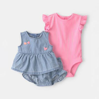 Carter's Baby Girls 3-pc. Short Set