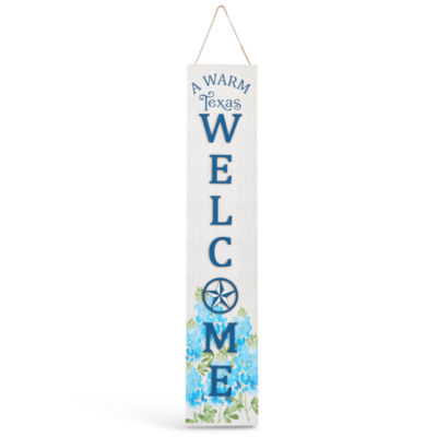 Layerings Texas Welcome Porch Sign
