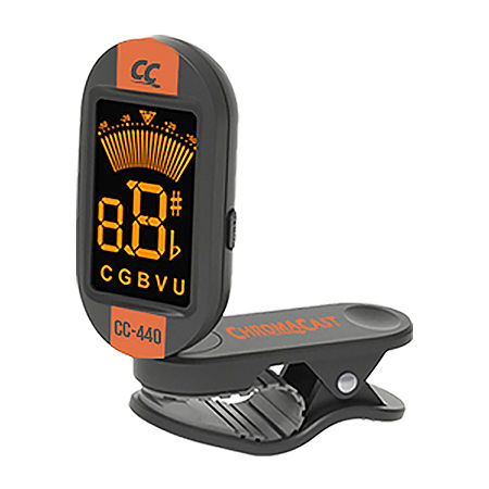 ChromaCast CC-440 Series Clip-On Chromatic Tuner, One Size, Orange