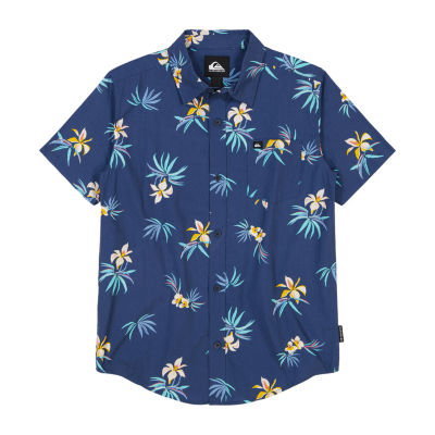 Quiksilver Big Boys Short Sleeve Button-Down Shirt
