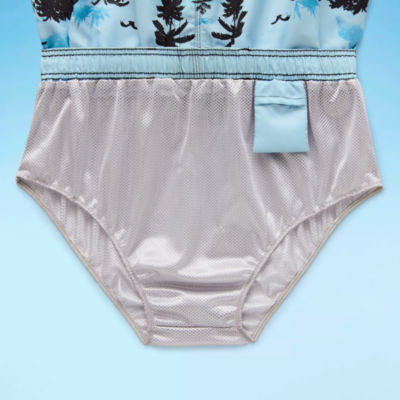 Burnside E-Board Mens Quick Dry Striped Swim Shorts