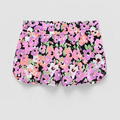 Xersion Pull-On Little & Big Girls Mid Rise Adjustable Waist Running Short