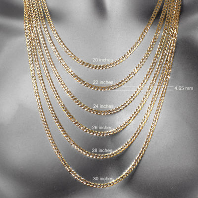 Girls 14K Gold Over Silver 15 Inch Link Necklace