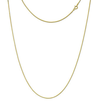 Womens Snake Chain Necklace - Sterling Silver