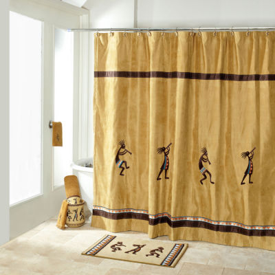 Hand Towel and Fingertip Towel Set Gold Avanti Kokopelli 3 Piece Bath Towel 