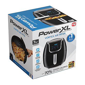 PowerXL Vortex Air Fryer Pro 10qt Black Digital Control Panel 10