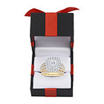 Womens 2 CT. T.W. Genuine White Diamond 10K Gold Cushion Halo Bridal Set
